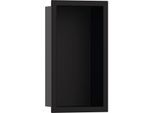 hansgrohe XtraStoris Wandnische 56057670 30x15x10cm, mit integriertem Rahmen, mattschwarz