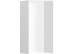 hansgrohe XtraStoris Wandnische 56076700 30x15x14cm, mit offenem Rahmen, mattweiß