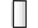 hansgrohe XtraStoris Wandnische 56096670 30x15x10cm, mit Designrahmen, mattweiß, mattschwarz