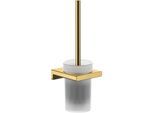 hansgrohe AddStoris WC-Bürstengarnitur 41752990 Wandmontage, Metall, Glas, polished gold optic
