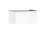 hansgrohe Xelu Q Waschtischunterschrank 54058000 980x485x550mm, mit Schubkasten, weiß hochglanz, chrom