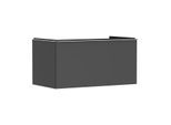 hansgrohe Xelu Q Waschtischunterschrank 54059000 980x485x550mm, mit Schubkasten, diamantgrau matt, chrom