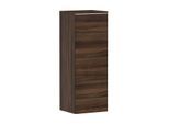 hansgrohe Xelu Q HalbHochschrank 54130700 370x400x1065mm, Türanschlag links, Nussbaum dunkel, mattweiß
