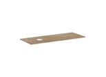 hansgrohe Xelu Q Konsole 54116230 1360 x 550 mm, Ausschnitt links, Aufsatzwaschtisch ohne Hahnloch, Eiche Natur