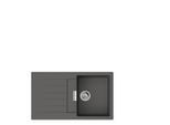 hansgrohe Einbauspüle 43356290 750x490mm, Haupt- und Zusatzbecken, 840 x 480 mm, steingrau