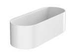hansgrohe WallStoris Ablagekorb 27912700 250x71mm, tief, aus Kunststoff, Mattweiß