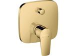 hansgrohe Talis E Fertigmontageset 71745990 Unterputz-Wannen-Einhebelmischer, polished gold optic