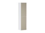 hansgrohe Xevolos E Hochschrank 54218390 400x360x1760mm, links, mattweiß, bronze Struktur