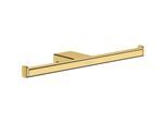 hansgrohe AddStoris Papierrollenhalter 41748990 doppelt, Wandmontage, Metall, polished gold optic