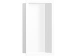 hansgrohe XtraStoris Wandnische 56096700 30x15x10cm, mit Designrahmen, mattweiß, mattweiß