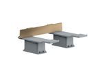 hansgrohe Axor Adapterset 42870140 brushed bronze