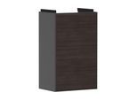 hansgrohe Xevolos E Waschtischunterschrank 54171730 340x555x245mm, für Handwaschbecken, rechts, schiefergrau matt, Eiche dunkel