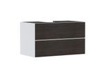 hansgrohe Xevolos E Waschtischunterschrank 54190730 980x555x550mm, 2 Schubladen, mattweiß, Eiche dunkel
