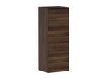 hansgrohe Xelu Q Halbhochschrank 54130670 370x400x1065mm, Türanschlag links, Nussbaum dunkel, mattschwarz