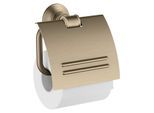 hansgrohe Papierhalter Axor Montreux 42036820 mit Deckel, Metall, brushed nickel