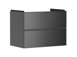 hansgrohe Xevolos E Waschtischunterschrank 54180770 780x555x475mm, 2 Schubladen, schiefergrau matt, schiefergrau metallic