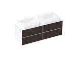 hansgrohe Xevolos E Waschtischunterschrank 54199730 1570x555x550mm, 4 Schubladen, mattweiß, Eiche dunkel