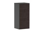 hansgrohe Xevolos E Halbhochschrank 54214730 400x360x890mm, links, schiefergrau matt, Eiche dunkel