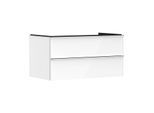 hansgrohe Xelu Q Waschtischunterschrank 54078000 980x485x550mm, 2 Schubkästen, weiß hochglanz, chrom