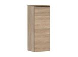 hansgrohe Xelu Q Halbhochschrank 54129670 370x400x1065mm, Türanschlag links, Eiche Natur, mattschwarz