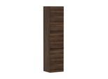hansgrohe Xelu Q Hochschrank 54138670 370x400x1650mm, Türanschlag links, Nussbaum dunkel, mattschwarz