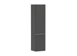 hansgrohe Xelu Q Hochschrank 54140700 370x400x1650mm, Türanschlag rechts, diamantgrau matt, mattweiß