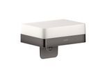hansgrohe Axor Lotionspender 42819330 mit Ablage, Glas, polished black chrome