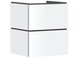 hansgrohe Xilesa E Waschtischunterschrank 54292700 530x470mm, 2 Schubkästen, für Waschtisch, mit PushOpen, mattweiß