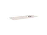 hansgrohe Xilesa E Konsole 54279780 1375x550mm, ohne Hahnloch, Ausschnitt rechts, sandbeige matt