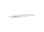 hansgrohe Xilesa E Konsole 54278780 1375x550mm, ohne Hahnloch, Ausschnitt links, sandbeige matt