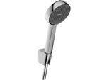 hansgrohe Activera Select S Duschkopfhalterungset 95 28052000 2 Strahlarten wassersparend mit Duschschlauch 125 cm, Ø95mm, chrom