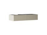 hansgrohe Xevolos E Waschtischunterschrank 54320390 1370x550x275mm, 2 Schubladen, links, sandbeige matt, bronze Struktur