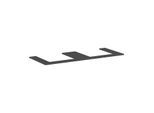 hansgrohe Xilesa E Konsole 54274760 1375x550mm, 2 Ausschnitte, schiefergrau matt