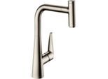 hansgrohe Talis Select S300 Küchenarmatur 72821800 Edelstahl-Optik, schwenkbar, herausziehb. Auslauf