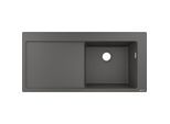 hansgrohe Einbauspüle 43314290 1050 x 510 mm, 1 Hauptbecken rechts, Abtropffläche, steingrau