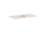 hansgrohe Xilesa E Konsole 54276780 Ausschnitt mittig, ohne Hahnloch, 980 x 550 mm, sandbeige matt