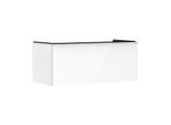 hansgrohe Xelu Q Waschtischunterschrank 54062000 1180x485x550mm, Schubkasten, weiß hochglanz, chrom