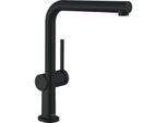 hansgrohe Talis M54 Küchenarmatur 72840670 1jet, mattschwarz