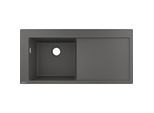 hansgrohe Einbauspüle 43330290 1050 x 510 mm, 1 Hauptbecken links, Abtropffläche, steingrau
