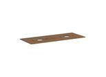hansgrohe Xilesa E Konsole 54280550 1375x550mm, ohne Hahnloch, 2 Ausschnitte, Eiche Kaschmir