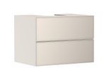 hansgrohe Xevolos E Waschtischunterschrank 54188790 780x555x550mm, 2 Schubladen, sandbeige matt, sandbeige metallic