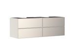 hansgrohe Xevolos E Waschtischunterschrank 54200790 1570x555x550mm, 4 Schubladen, sandbeige matt, sandbeige metallic