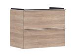 hansgrohe Xelu Q Waschtischunterschrank 54029000 780x605x475mm, 2 Schubladen, Eiche Natur, chrom
