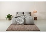 Bettwäsche OTTO HOME "Melli", grau (grau meliert), B/L: 135cm x 200cm, 1 Stk., 1 Stk., Biber (180g/m²), B/L: 80cm x 80cm, 2, Biber (180g/m²), Obermaterial: 100% Baumwolle, Bettwäsche, Bettwäsche, Bettwäsche aus Baumwolle, Leinen-Look in Melange-Optik