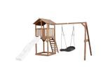 Möbelix , Braun, Schwarz, Weiß , Holz, Kunststoff , 356.6x241.9x349 cm , EN 71, CE, FSC 100% ,