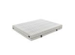 Yatas , Weiß , Textil , H2 + H3 , Füllung: Polyester , rechteckig , 90x200 cm , Oeko-Tex® Standard 100 , Bezug abnehmbar/waschbar, für Hausstauballergiker geeignet, wendbar, für verstellbare Lattenroste geeignet, mit Aloe Vera, atmungsaktiv, alternative Größen erhältlich, Partnermatratze, Wendematratze ,