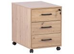Livetastic , Eiche Artisan , Holzwerkstoff , 3 Schublade(n) Schubladen , 43x56x60 cm ,