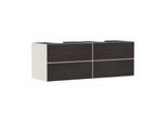 hansgrohe Xevolos E Waschtischunterschrank 54200730 1570x555x550mm, 4 Schubladen, sandbeige matt, Eiche dunkel