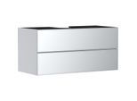 hansgrohe Xevolos E Waschtischunterschrank 54193320 1180x555x550mm, 2 Schubladen, mattweiß, weiß metallic