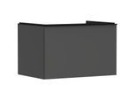 hansgrohe Xelu Q Waschtischunterschrank 54055670 780x485x550mm, mit Schubkasten, diamantgrau matt, mattschwarz